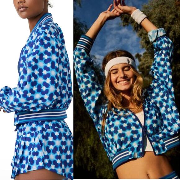 FP Movement by Free People Top Seed Tennis Jacket oversized lightweight - NWT - Picture 3 of 16